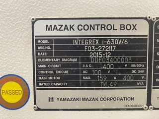 Fresatrice Mazak Integrex i 630 V/6-10